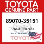Genuine Toyota 89070-35151 Transmitter Assy Door Control 8907035151 Oem. Fixed Price $193.36.