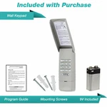 For Liftmaster 877LM Wireless Garage Door Keyless Entry Keypad Yellow Learn. Fixed Price $19.95.