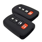 Silicone Remote Key Fob Cover Protector For Toyota Camry 4 Buttons, Black X2. Fixed Price $17.84.