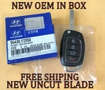 New Oem 2017 2018 Hyundai Elantra Flip Keyless Remote Fob 95430-F2000 F2001. Fixed Price $64.95.