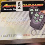 Automatic Car Starter Kit Model 41026T W/2 Remotes Open Box New. Fixed Price $35.00.