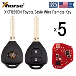 5X Xhorse XKTO25EN For Toyota Style Univeral Wired Remote Key Buttons Original. Fixed Price $36.95.