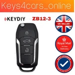 Keydiy ZB12 3 Button Smart Universal Car Fob Ford Style KDX2 KD900. Fixed Price $53.58.