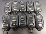 Lot Of 10 Oem Toyota Standard Key Fob Remotes GQ43VT14T Buttons. Fixed Price $45.00.