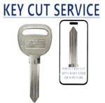 Key + B96 P1110 Uncut Blank For Gm Chevrolet Saturn Ignition/door. Fixed Price $22.99.