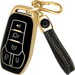 Lucrum Ford Fusion Fob Cover, Leather Keychain, Edge, Explorer, F-150, F-250. Fixed Price $12.99.