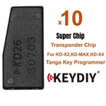 10X Keydiy D26 Transponder Super Chip ID46 Work For KD-X2, Kd-max, KD-X4, Tango. Fixed Price $32.95.