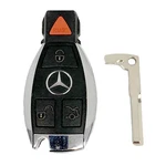 Oem Mercedes Keyless Remote Fob + Uncut Benz IYZDC12K. Fixed Price $24.73.