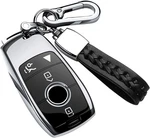 Autophone Compatible With Mercedes Benz Key Fob Cover Silver. Fixed Price $25.40.