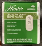 Hunter Model 99394 Ceiling Fan Remote Control And Receiver. Fixed Price $12.99.