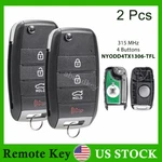 Remote Car Key Fob For 2014 2015 2016 Kia Sportage NYODD4TX1306-TFL Buttons. Fixed Price $28.95.