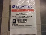 Strattec New Sealed 2004-2017 Chevrolet Logo Key Blank 5913736 B111-PT. Fixed Price $29.99.