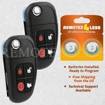 Replacement For Jaguar S-type X-type XJ8 Keyless Entry Remote Car Fob Pair. Fixed Price $37.95.