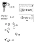 Genuine Mopar 2005-2007 Jeep Liberty Blank With Transmitter Key 68273340AC. Fixed Price $169.19.