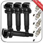 For 1.8L Toyota Celica Corolla Matrix MR2 Vibe 4 Ignition Coil & Spark Plug. Fixed Price $53.19.