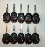 Lot Of 10 Oem Toyota Head Key Fob Remotes HYQ12BDM 3 Buttons. Fixed Price $180.00.