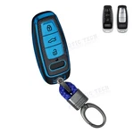 Blue Tpu Remote Fob Protector Case W/keychain For Audi A3 A6 S6 A7 S7 A8. Fixed Price $15.99.