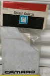Nos Gm 997697 White Camaro Splash Guard Pair. Fixed Price $175.00.