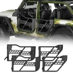 Off-road Trail Half-door Guards For 2018-2025 Jeep Wrangler Jl Gladiator Jt 4DR. Fixed Price $299.22.