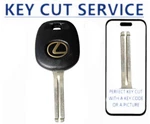 Key Cut + TOY50 Transponder Chip Car For Lexus ES330 LS430 RX330 GX470. Fixed Price $24.99.