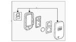Genuine Toyota Transmitter Sub-assembly 8990H-12640. Fixed Price $175.63.