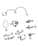 Genuine Mopar Integrated Key Fob Transmitter 68223219AD. Fixed Price $226.20.