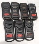 Lot Of 7 Oem Nissan Standard Key Fob Remotes CWTWB1U429 Buttons. Fixed Price $84.00.
