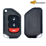 New Smart Key Flip Remote For 18-24 Jeep Wrangler Unlimited Gladiator 68292942. Fixed Price $29.00.