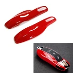 Red Remote Smart Key Shell Holder Cover For Porsche Cayenne Panamera Macan 911. Fixed Price $9.99.