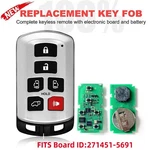 HYQ14ADR Smart Remote Fob For Toyota Sienna 2011-2020 271451-5691 Keyless. Fixed Price $29.92.