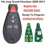 Fits Jeep Grand Cherokee 2008-2013 Keyless Go Smart Prox Remote Fob IYZ-C01C. Fixed Price $25.26.