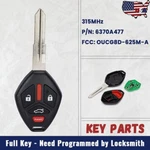 For Mitsubishi Lancer 2008 2009 2010-2017 Remote Key Fob 6370A477 OUCG8D-625M-A. Fixed Price $12.15.