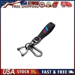 Genuine Leather Car Keychain Set For B-m-w Sport Ring Lanyard Sty 2. Fixed Price $14.95.