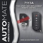 Discontinued Automate 7113A 1-WAY Remote EZSDEI7113 Replacement Fob Viper 7153V. Fixed Price $59.99.