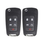 KEYLESS2GO Replacement For New Remote 5 Button Flip Car Fob V.... Fixed Price $53.01.