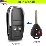 Upgrade Flip Remote Key Fob Shell For Toyota RAV4 Yaris 2007 2008 2009 2010 2011. Fixed Price $12.95.