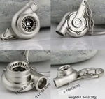 Turbocharger Spinning Turbine Car Keyring. Fixed Price $10.99.
