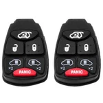 Remote Key Fob Accessory Rubber Pad 6 Buttons Compatible With Chrysler (2 Pack). Fixed Price $8.35.