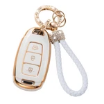 Gematay Key Fob Cover & Lanyard Set, Soft Tpu Protector For Medium, White. Fixed Price $17.10.