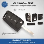 Key Shell Case Folding 3 Button Remote Fob Housing Uncut Blade. Fixed Price $20.15.