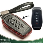 Vitodeco Leather Key Fob Cover Protector Compatible With Infiniti QX80, 5-BUTTON. Fixed Price $14.99.