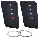 Reprotecting Silicone Rubber Key Fob Cover Compatible With False, Black. Fixed Price $15.05.