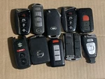 Lot Of 10 Mixed Smart Fobs Remotes Keyless Entry Tested. Fixed Price $100.00.