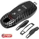 Carbon Fiber Remote Smart Key Fob Shell Case Cover For Porsche Cayenne Macan 911. Fixed Price $19.99.