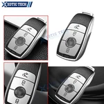 For Mercedes-benz Tpu Leather Full Cover 3 Button Smart Remote Key Shell Fob. Fixed Price $14.99.