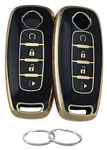 Reprotecting Key Fob Cover Compatible With 4 Buttons/tpu, Black/black. Fixed Price $20.78.