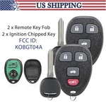 For 2004 - 2012 Chevrolet Malibu Keyless Entry Remote Fob + Transponder. Fixed Price $19.75.