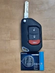 Genuine Oem 3 Button Jeep Wrangler Gladiator Flip Key Remote 68292942ABR. Fixed Price $221.95.