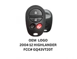Genuine Toyota Highlander Keyless Entry Transmitter Remote Keyfob 89742-0W011. Fixed Price $22.99.