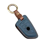 Ollen Genuine Leather No Screws Key Fob Cover Fit For Bmw 5 6 7 Ser... Fast Ship. Fixed Price $28.67.